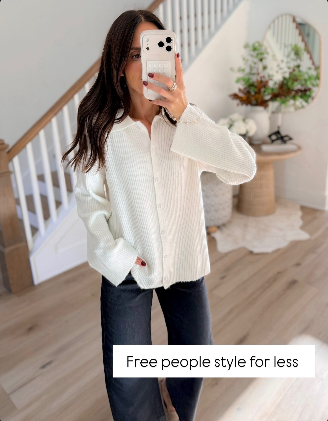 This is the softest and cutest cardigan. So affordable!! I’m obsessed with this outfit. Cute everyday outfits Amazon winter look Annabrstyle 

#LTKSeasonal #LTKootd #LTKmomlife
