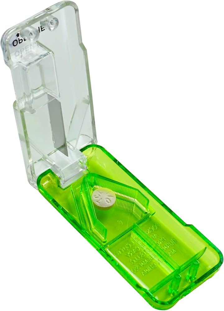 EZY DOSE Pill Cutter and Splitter with Dispenser, Daily Usage, Safely Cut Pills, Vitamins, Tablet... | Amazon (US)
