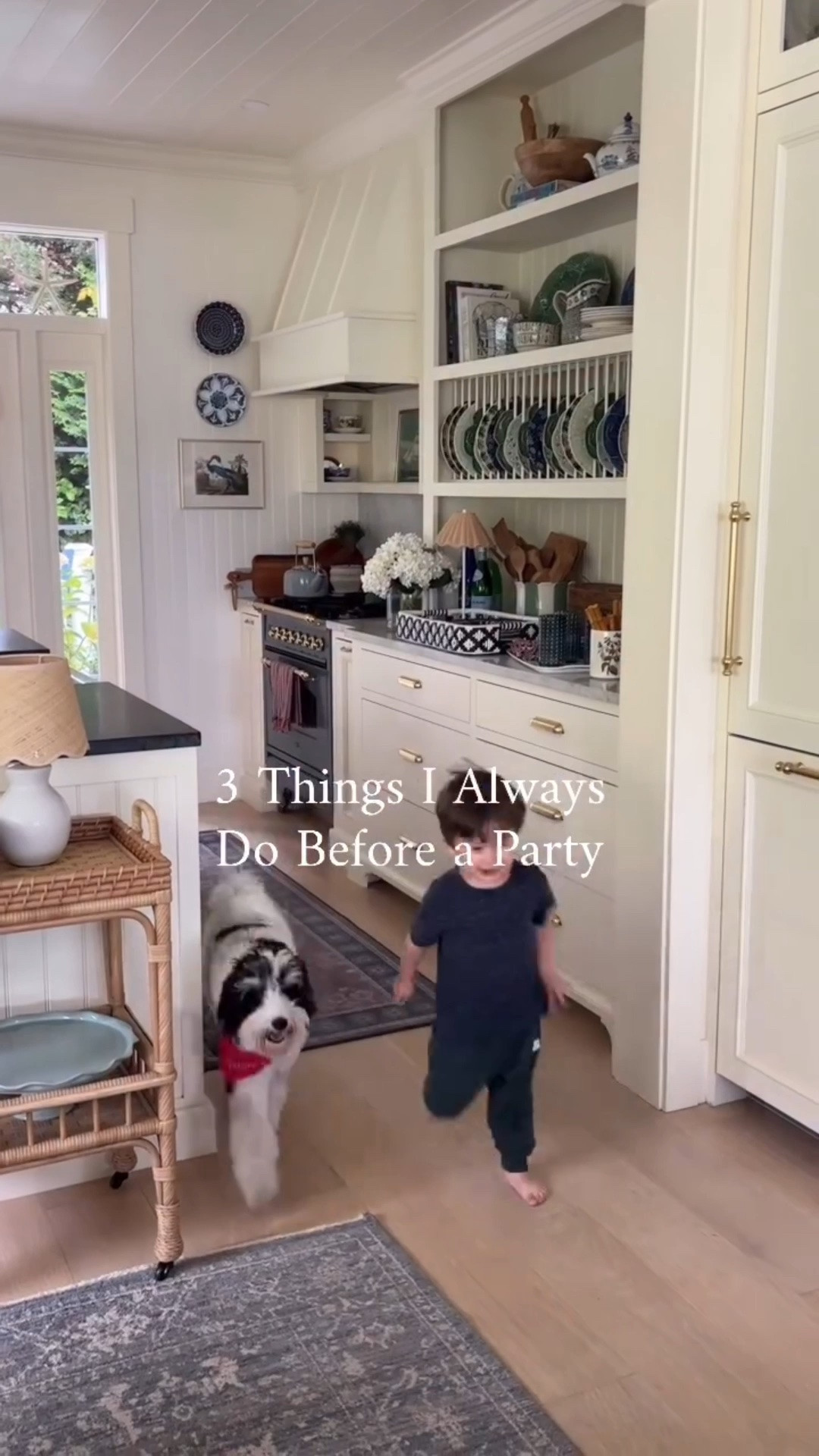 #ad No matter how much space you have, everyone somehow ends up in the kitchen. 😂

Instead of fighting it, I plan for it.

Before a gathering, I create a few serving spots away from the kitchen so guests can grab a drink, find a plate, or gather for conversation without crowding one area.

A fruit-infused water station on a serving cart, plates and napkins on a counter-height table, or snacks set out in another spot can make hosting feel so much more relaxed.

This rolling serving cart, counter-height table, beverage dispenser, cordless lamps, cloth napkins, striped rug, and a few other favorites from @wayfair help make summer hosting feel effortless, welcoming, and beautiful.

#wishyouwerehere #outdoor #Wayfair #wayfairpartner

#LTKSaleAlert #LTKHome #LTKSeasonal