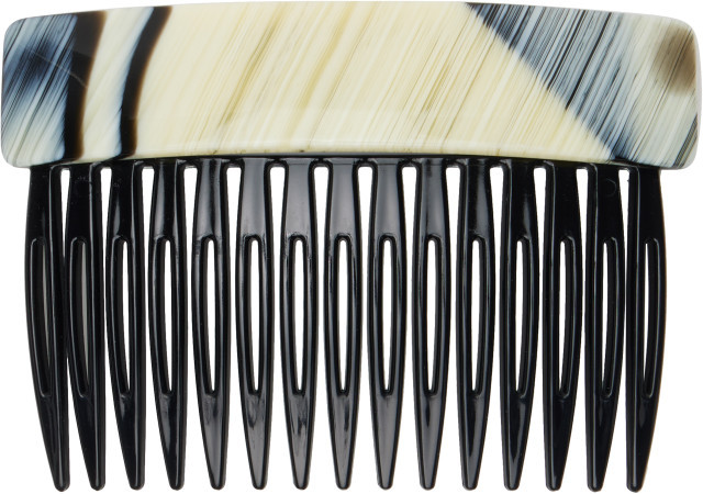 MERRMA - SSENSE Exclusive Black & Beige French Comb | SSENSE