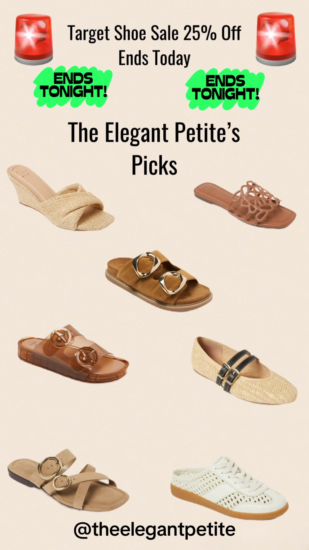 Target Shoe Sale 25% Off Ends Today. Snag yourself cute shoes at great prices. These are my top picks. #targetshoes # elegantstyle 

#LTKootd #LTKPetite
