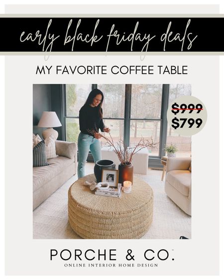 My favorite coffee table is on sale right now! Love it so much I have it in two places in my home! 

#LTKHoliday #LTKCyberWeek #LTKsalealert