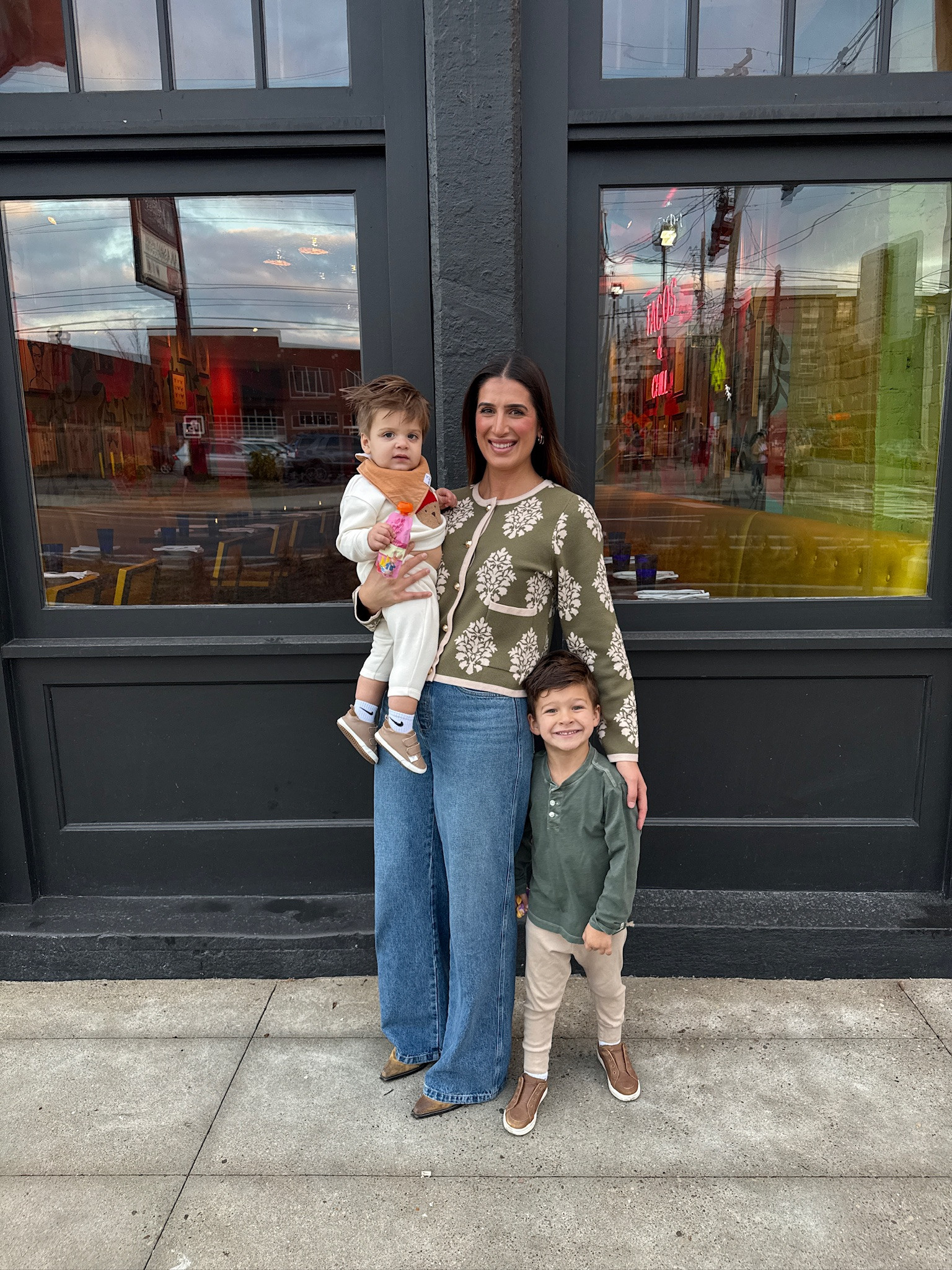 Me & my boys ❤️

tts: m, jeans size down 1!

brunch, brunch outfit, boy mom, goy clothing, matching clothing, matching family clothing, brunch outfit inspo, mom style, spring, winter spring transitional outfit, Grace White

#LTKdayinmylife #LTKKids #LTKmomlife