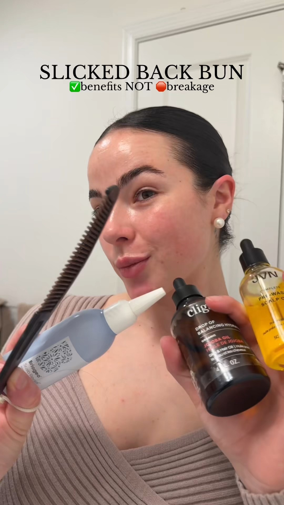 Slicked back bun with benefits!! Hair oiling routine for hair growth & healthy hair✨🤍

#LTKgrwm #LTKselfcare #LTKBeauty