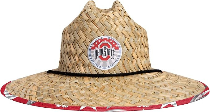 foco Men's NFL Team Logo Floral Lifeguard Beach Straw Sun Hat | Amazon (US)