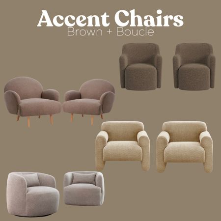 Accent Chairs!
We’re planning out a whole new house, and I really want to find the perfect rustic modern combination of new and thrifted finds. Here is all the inspo for accent chairs in our living room. I need to measure our new space, but I would take literally any of these combos in our house🤩 they’re just too good 😭😭

#LTKSeasonal #LTKsalealert #LTKhome