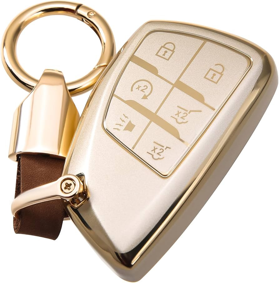 for Chevy GMC Key Fob Cover with Keychain Accessories | Amazon (US)