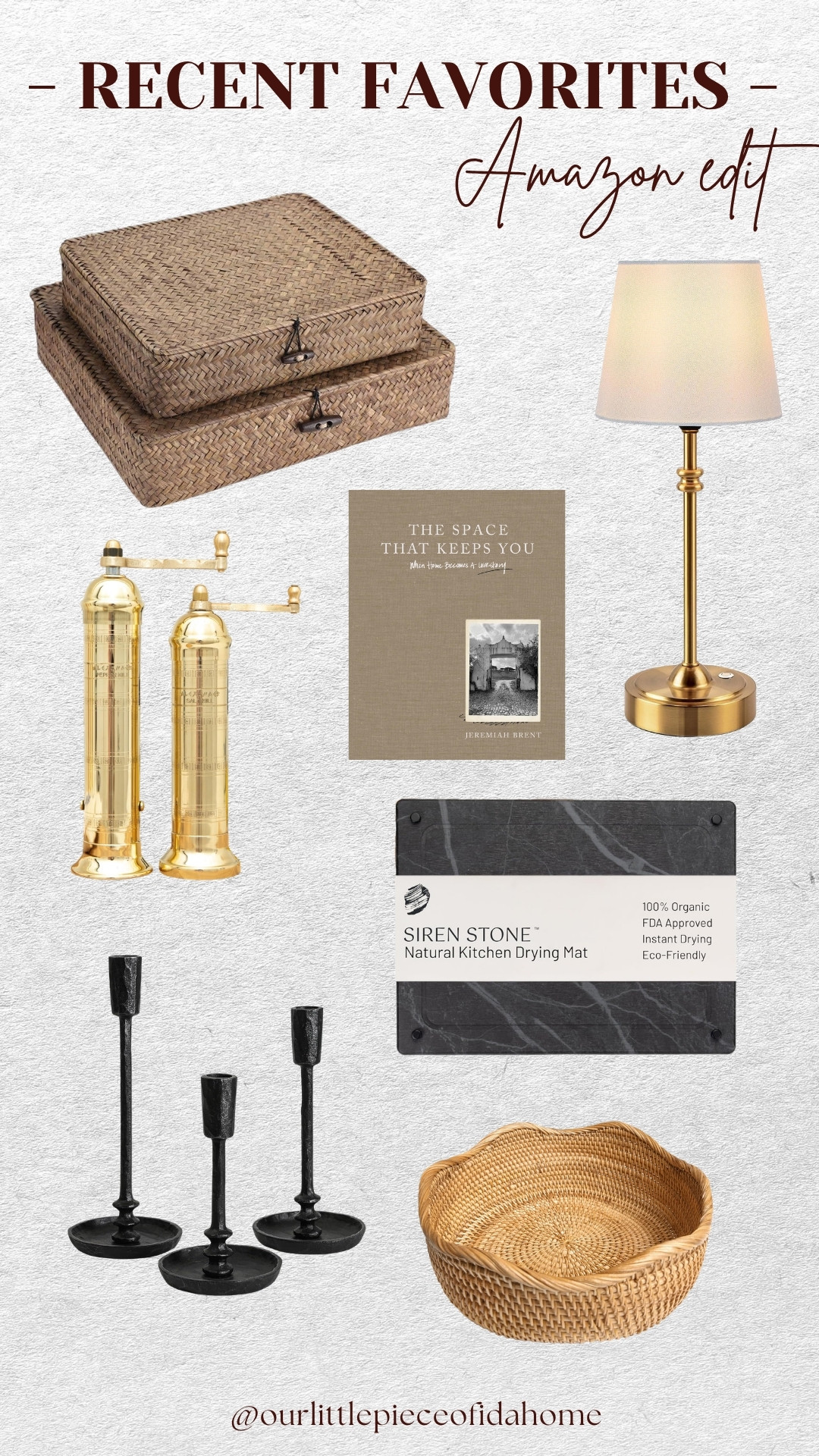 I’ve been reaching for these recent finds throughout the week, and I love how each piece adds something simple but useful to the home. From woven storage and kitchen essentials to small decor details, everything feels easy to mix into everyday spaces.

I like keeping a few go-to items like these that balance function with a warm, neutral look. Sharing all of my recent favorites here if you’re looking for practical updates that still feel considered.
 @Amazon

 