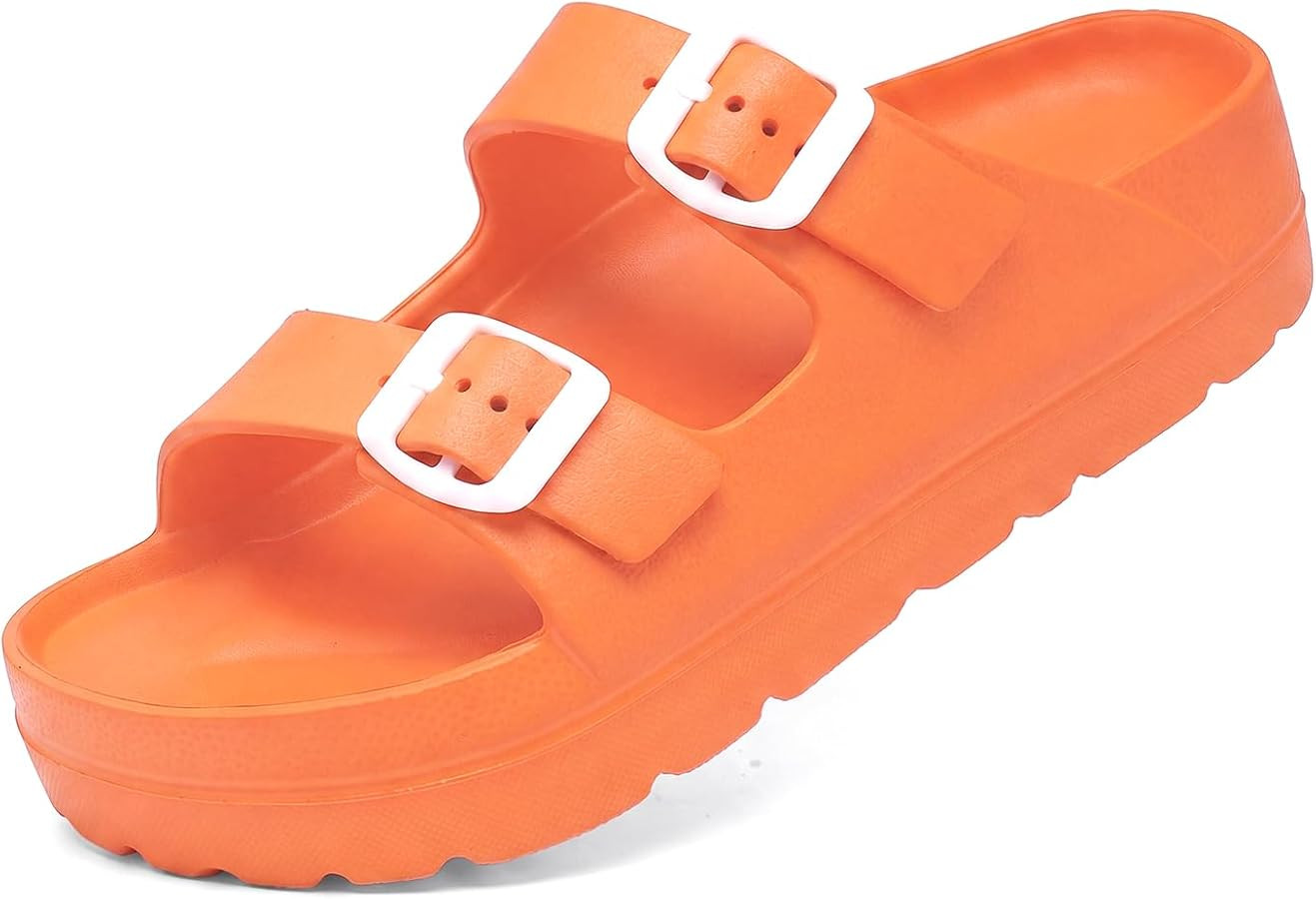 Haifago Women's Platform Sandals with Arch Support, Summer Beach Slides Adjustable Buckle Comfort... | Amazon (US)