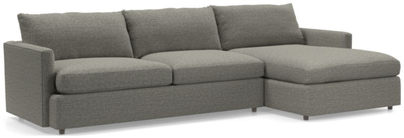 Lounge 2-Piece Sectional Sofa + Reviews | Crate & Barrel | Crate & Barrel