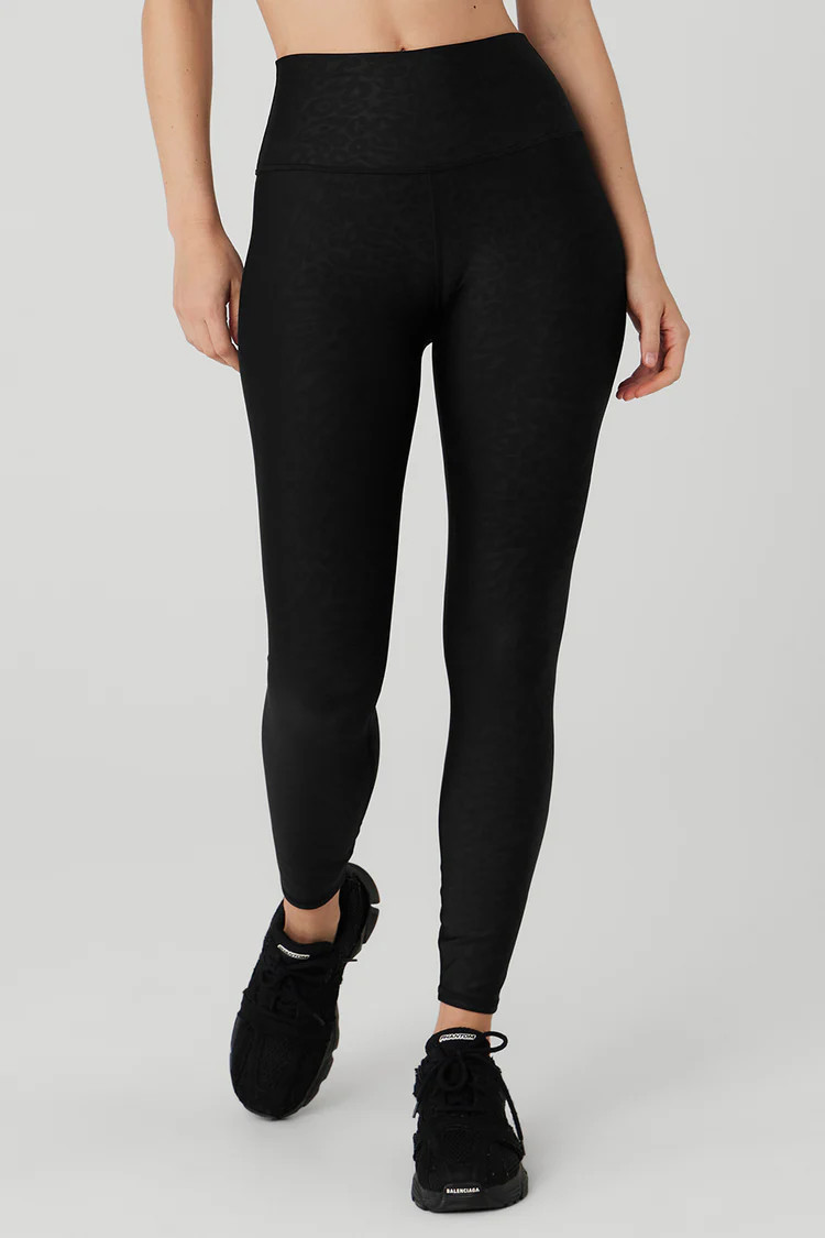 Airlift High-Waist Leopard Debossed Legging | Alo Yoga (US)