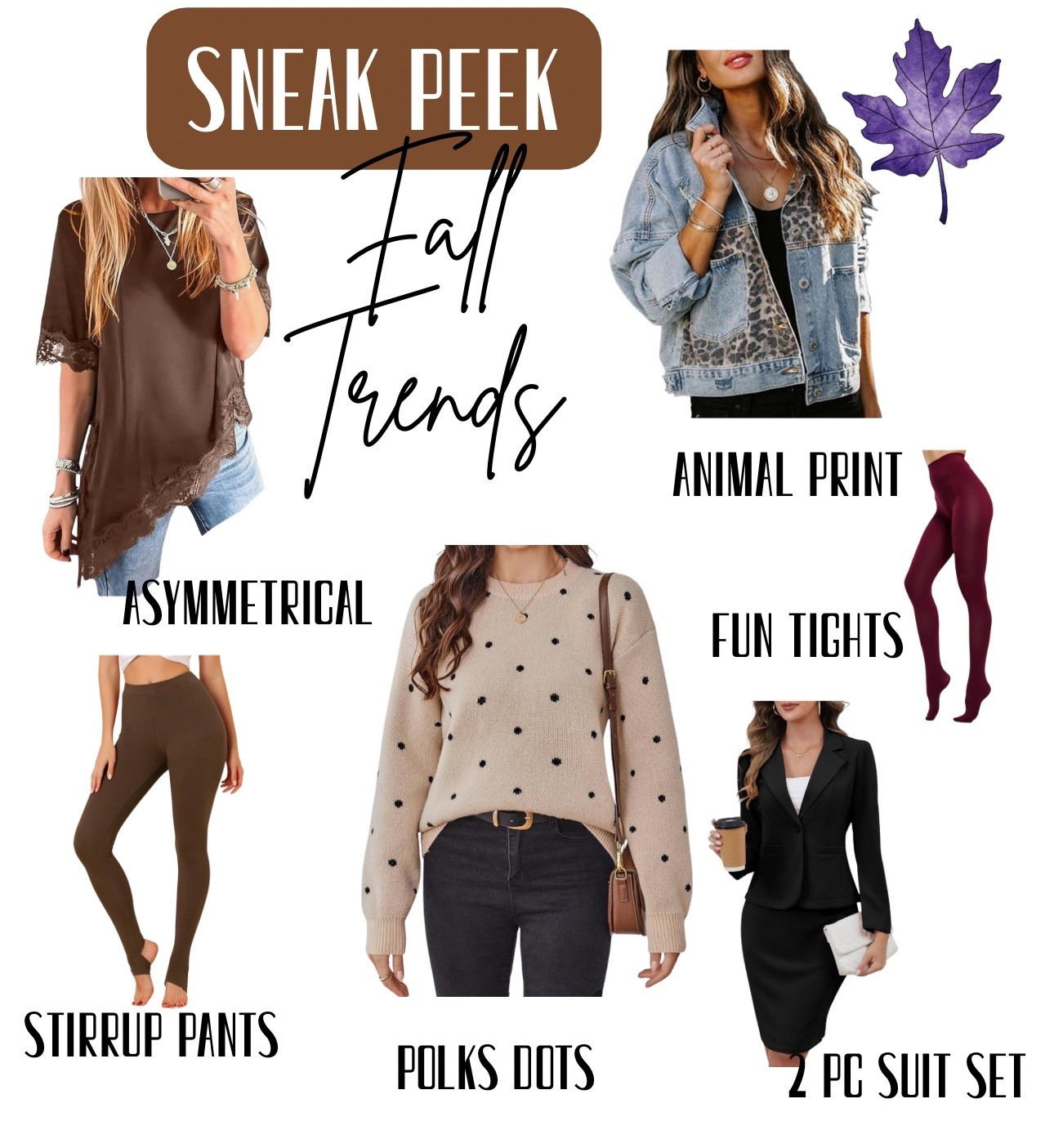 Fall Sneak Peek 🫣 Runway trends you will actually wear 🍁

#LTKSeasonal #LTKselfcare #LTKootd