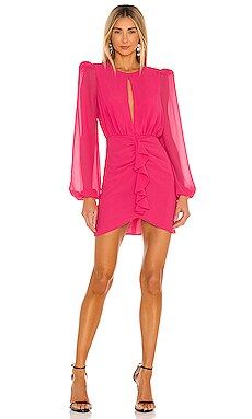 NBD Arijana Mini Dress in Hot Pink from Revolve.com | Revolve Clothing (Global)