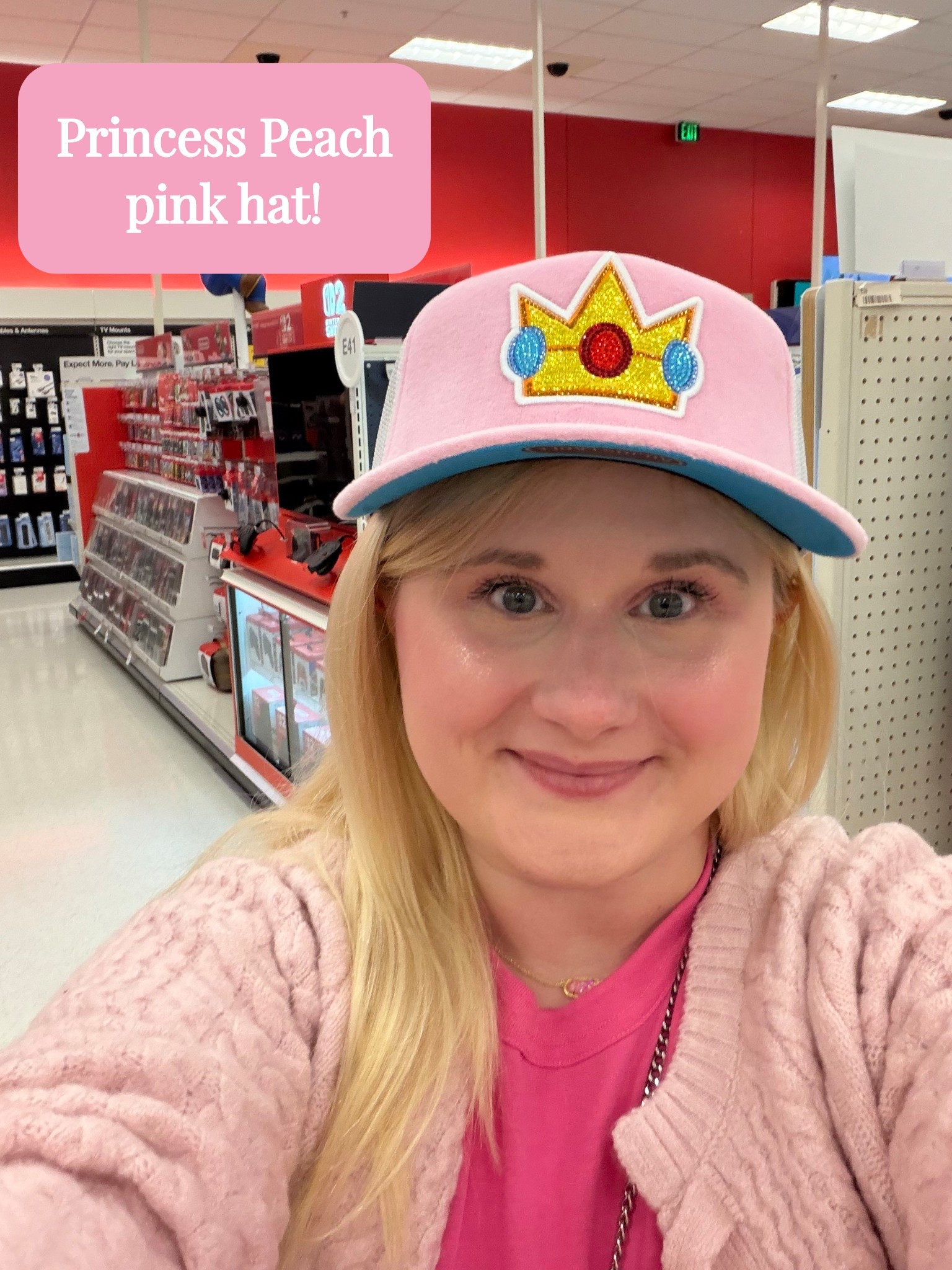 Fell in love with this princess peach pink hat at #target! 👑🍑💖👸🏼

They also don’t have this cardigan on pink but they have it in cream and it’s on sale! 

#LTKfashion #fashion #nintendo #princesspeach #outfit #ootd


#LTKSaleAlert #LTKootd