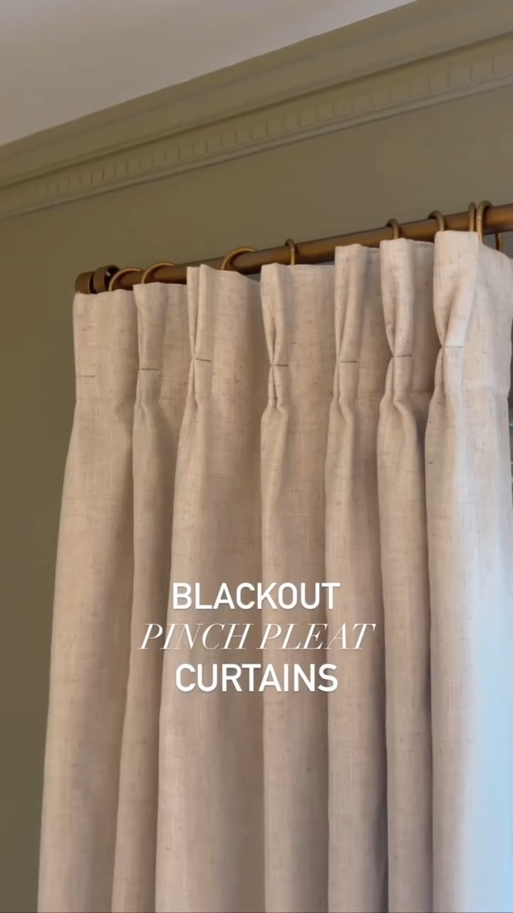 Amazon Blackout Pinch Pleat Curtains 

#LTKHome #LTKStyleTip