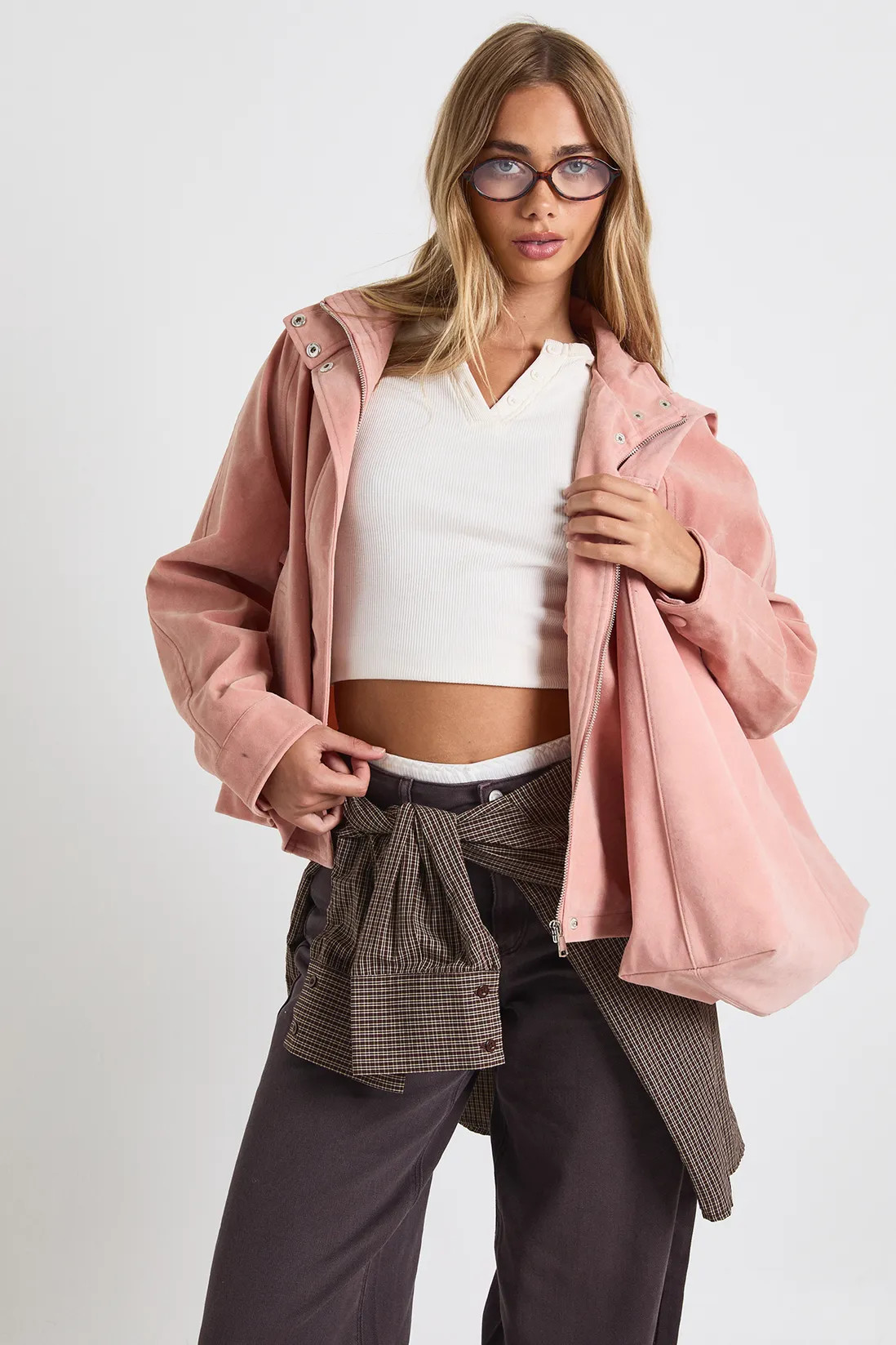 Faux Suede Bomber Jacket | Boohoo.com (UK & IE)