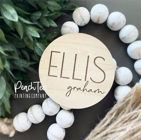 Wooden Baby Name Announcement Sign Wood Sign for Birth - Etsy | Etsy (US)
