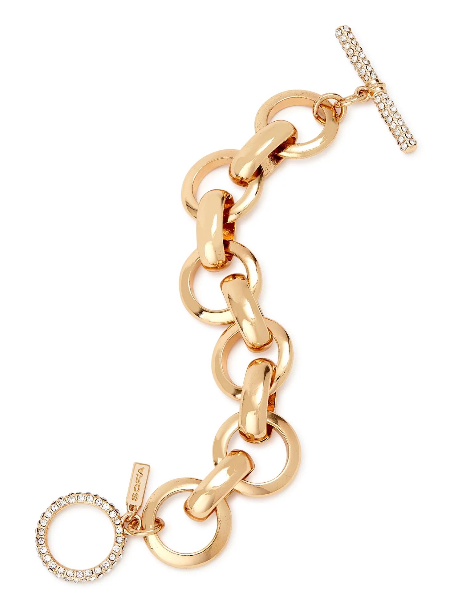 Sofia Jewelry by Sofia Vergara Women’s Chunky Gold-Tone Bracelet - Walmart.com | Walmart (US)