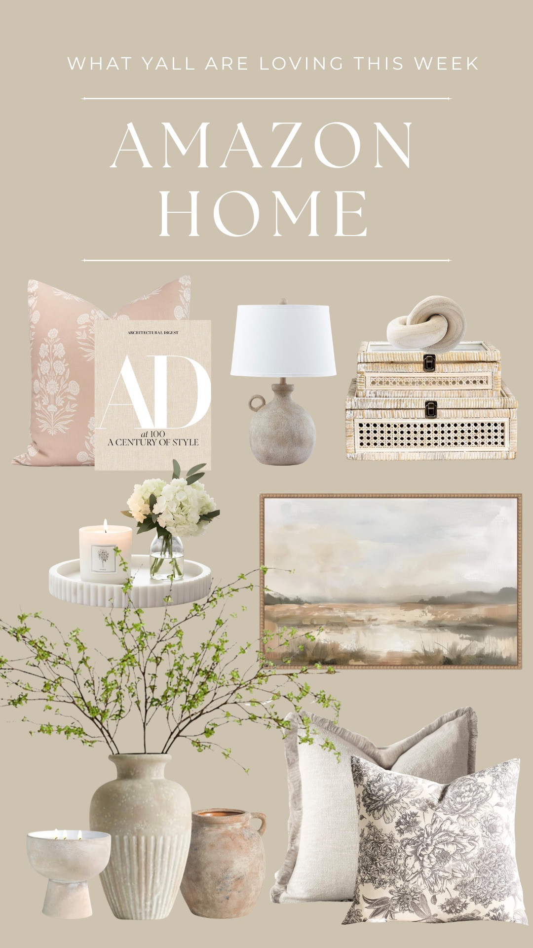 Found some beautiful Amazon home decor pieces for summer! Loving adding light pinks with neutrals and dusty blues to feel light and airy! 
• 
• 
• 

home decor, candles, table decor, neutral tones, living room essentials, spring home accents, summer decor 

 #LTKSeasonal #LTKOver40 #LTKHome