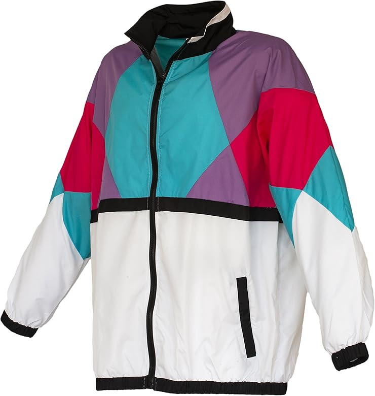 Funny Guy Mugs 80s & 90s Retro Windbreaker | Amazon (US)