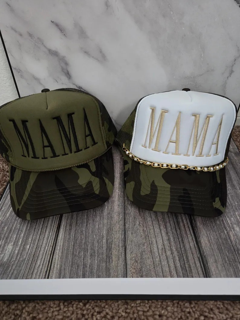 Camo Mama Trucker Hat - Etsy | Etsy (Global)