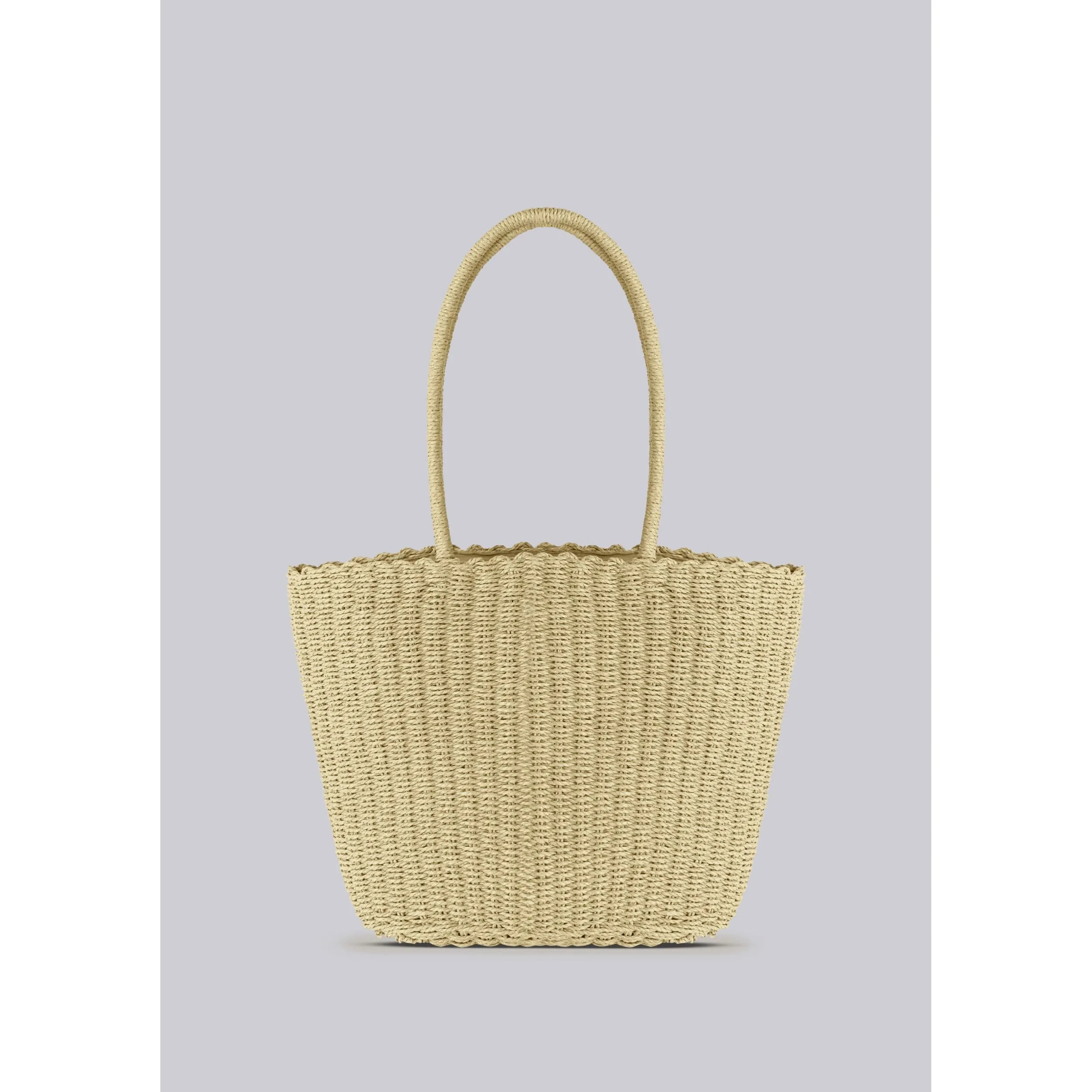 Bolsa Tote Feminina De Palha - Creme | Hering (BR)