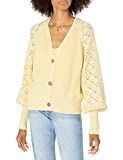 The Drop Women's Divya Pointelle Full Sleeve Cardigan Sweater | Amazon (US)
