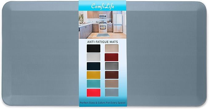 ComfiLife Anti Fatigue Floor Mat – 3/4 Inch Thick Perfect Kitchen Mat, Standing Desk Mat – Co... | Amazon (US)