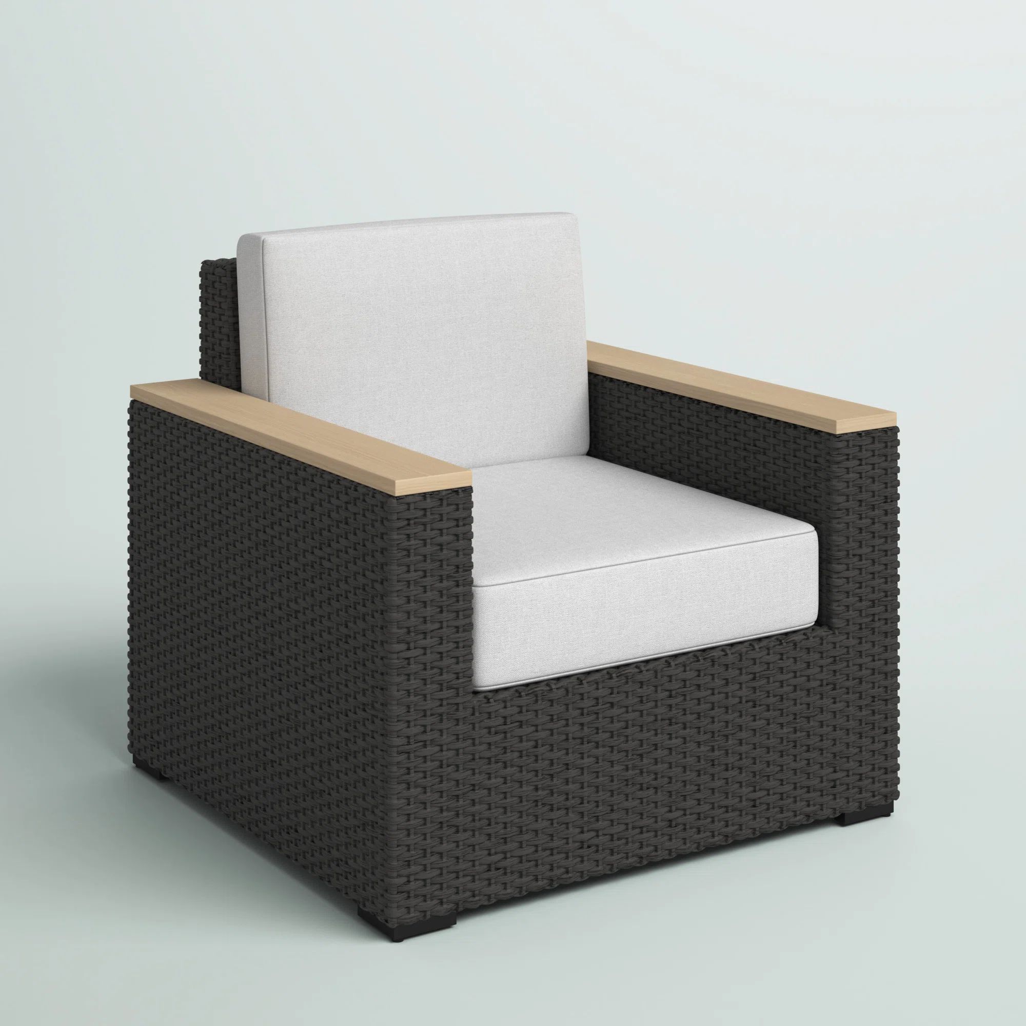 Mcclaskey Wicker Patio Chair with Cushions | Wayfair North America
