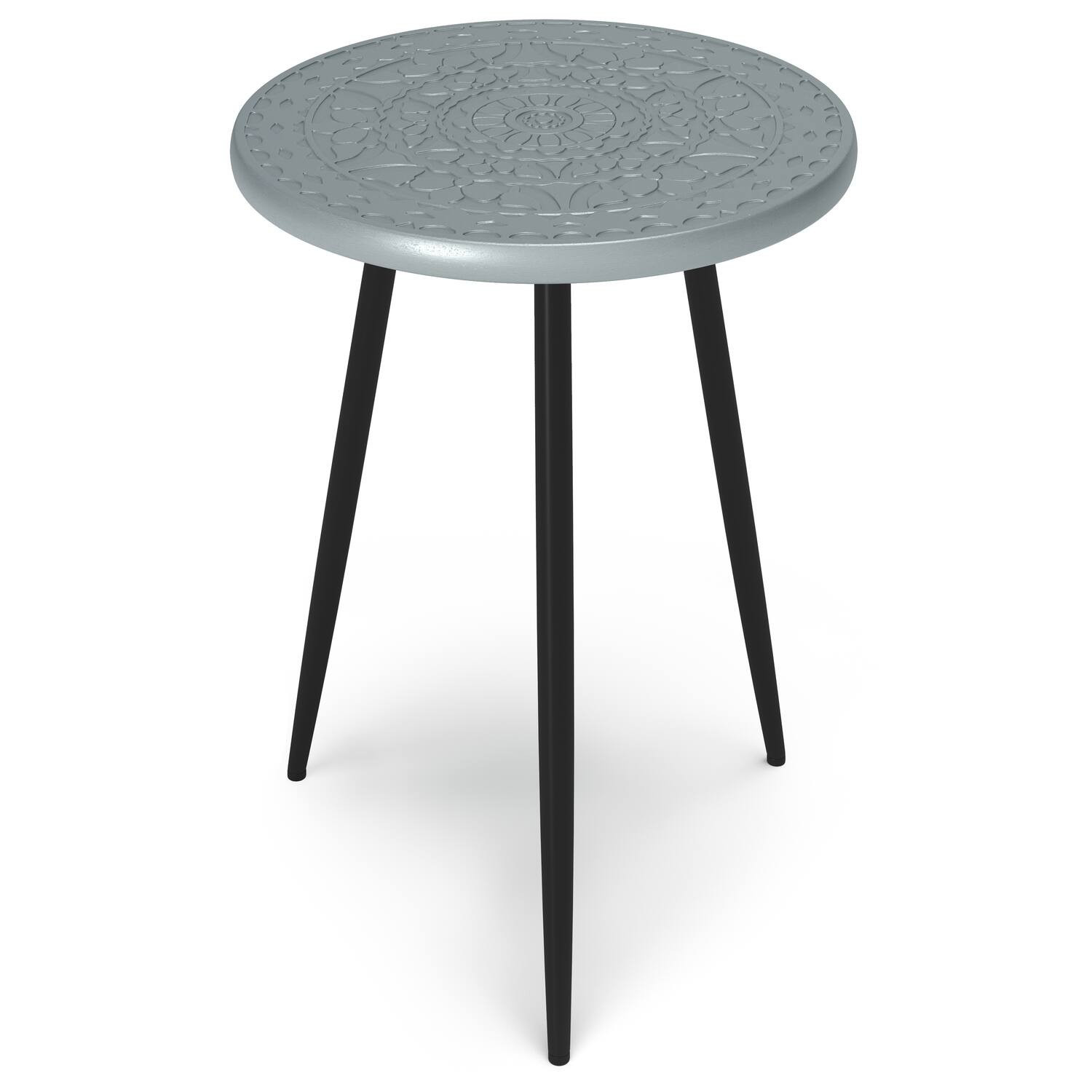 Simpli Home - Sherbourne Side Table - Gray | Best Buy U.S.