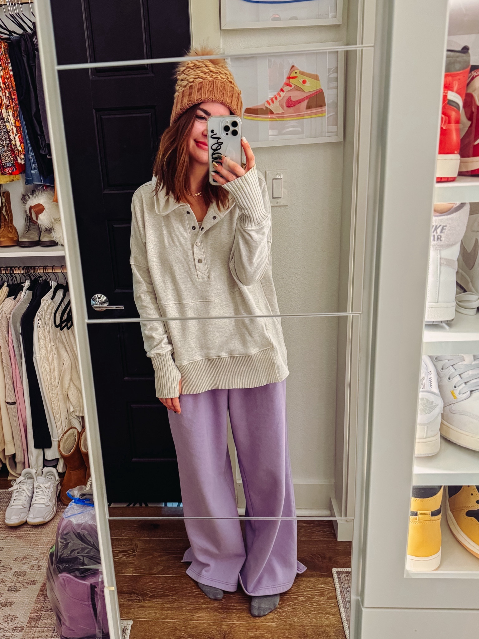 sweatpants on repeat! size small for an oversized loose fit. size small in this hoodie, it’s 40% off today!!

#LTKkids #LTKover40 #LTKfamily