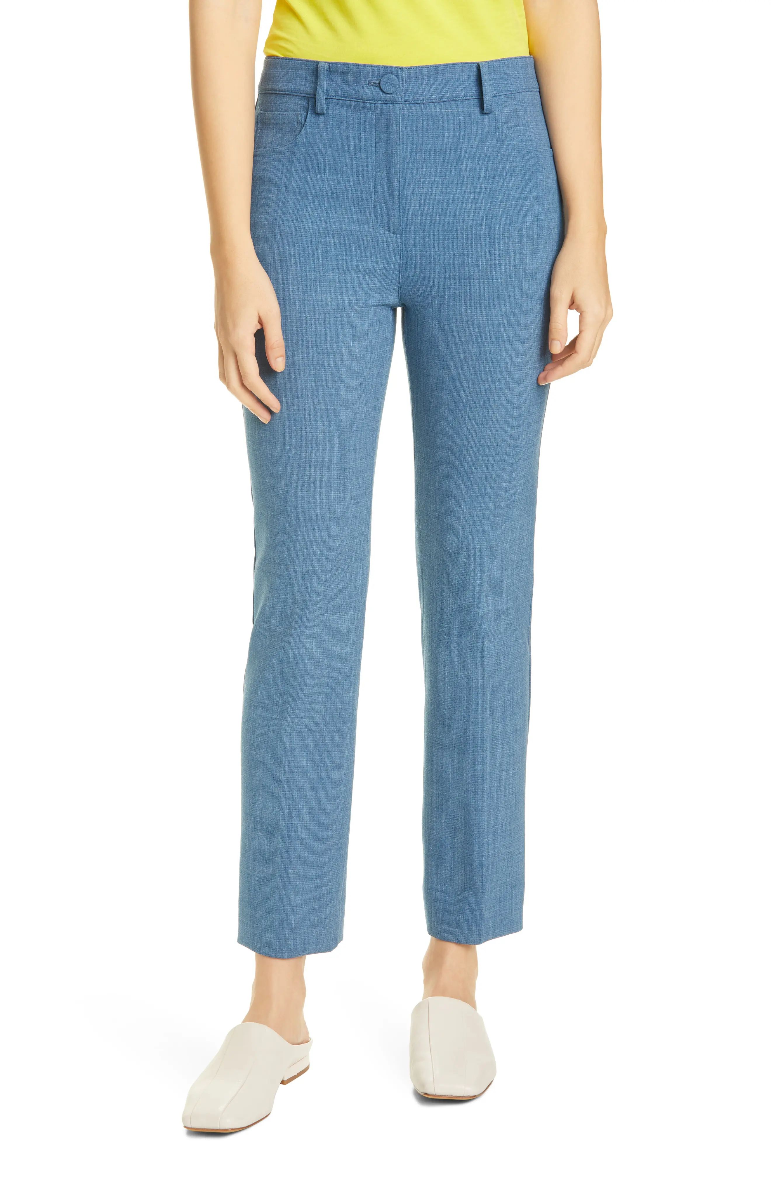 Women's Theory Portland Chambray Trousers | Nordstrom
