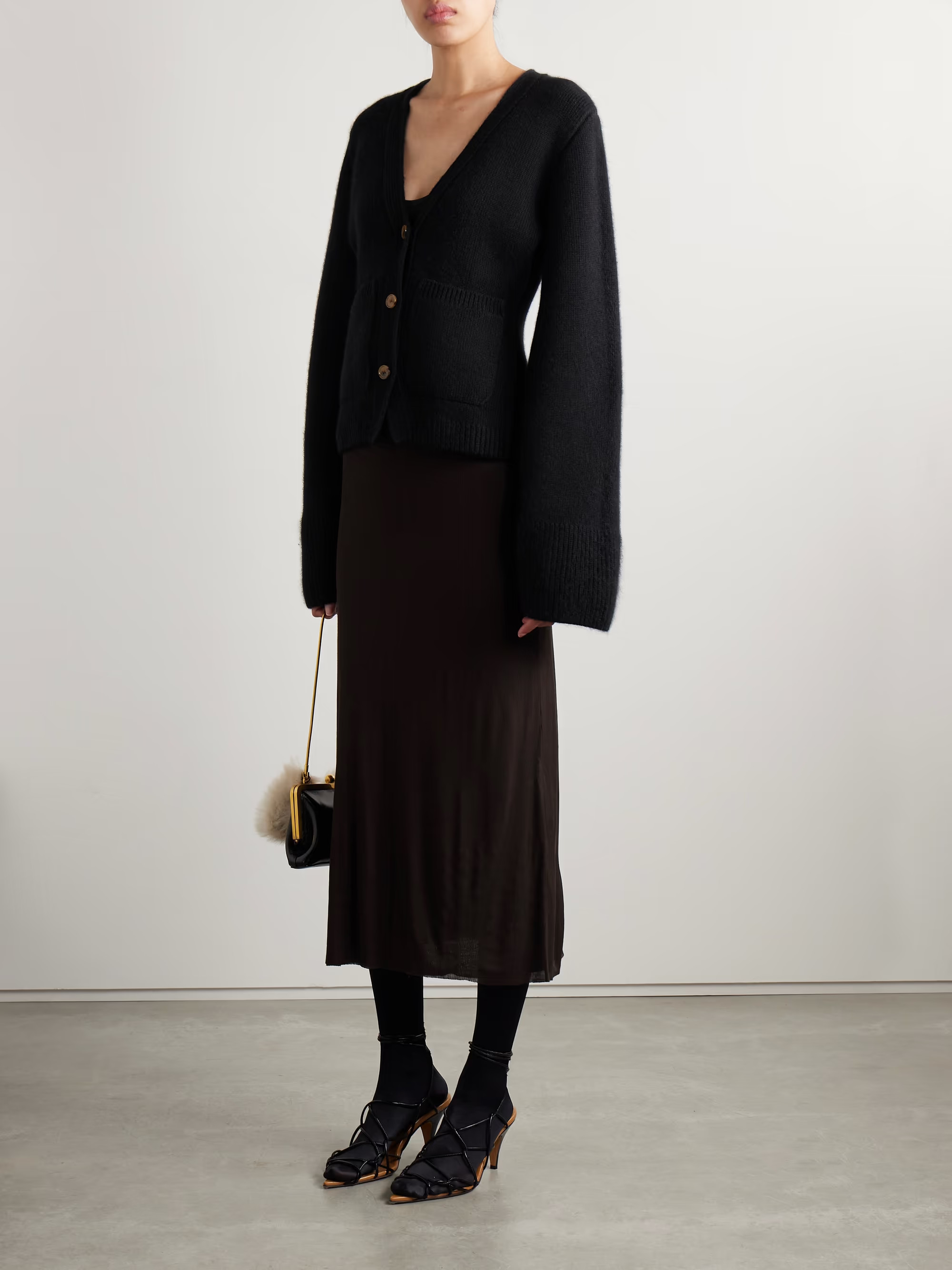 Scarlet cashmere-blend cardigan | NET-A-PORTER (US)