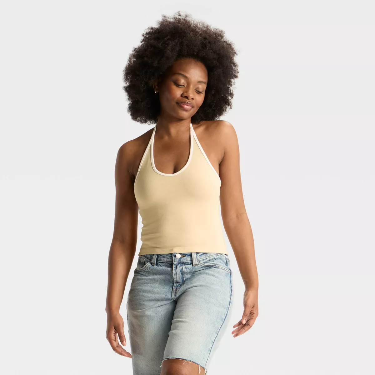 Women's Interlock Halter Tank Top - Wild Fable™ | Target