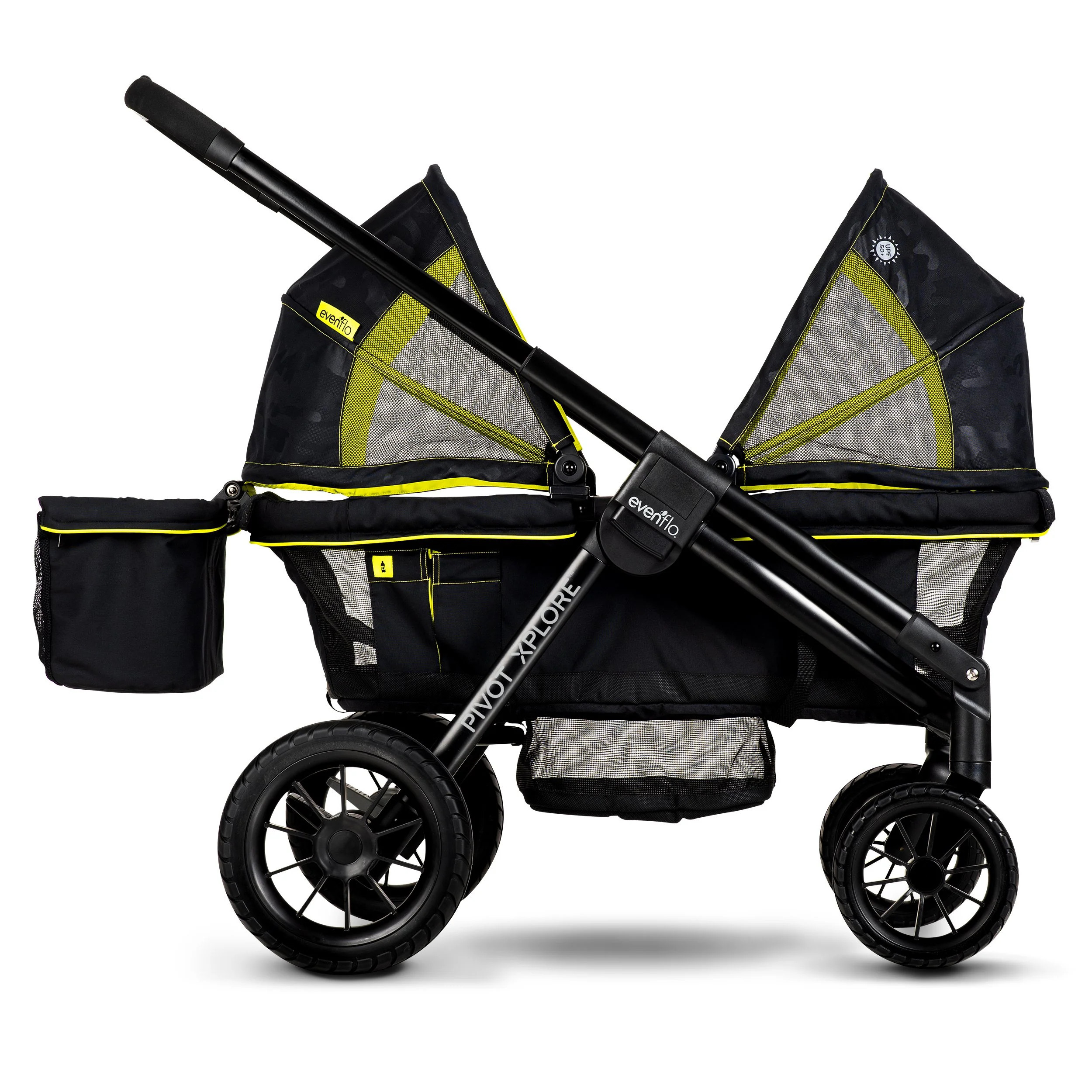 Pivot Xplore All-Terrain Stroller Wagon - Wayfarer Black | Evenflo Company