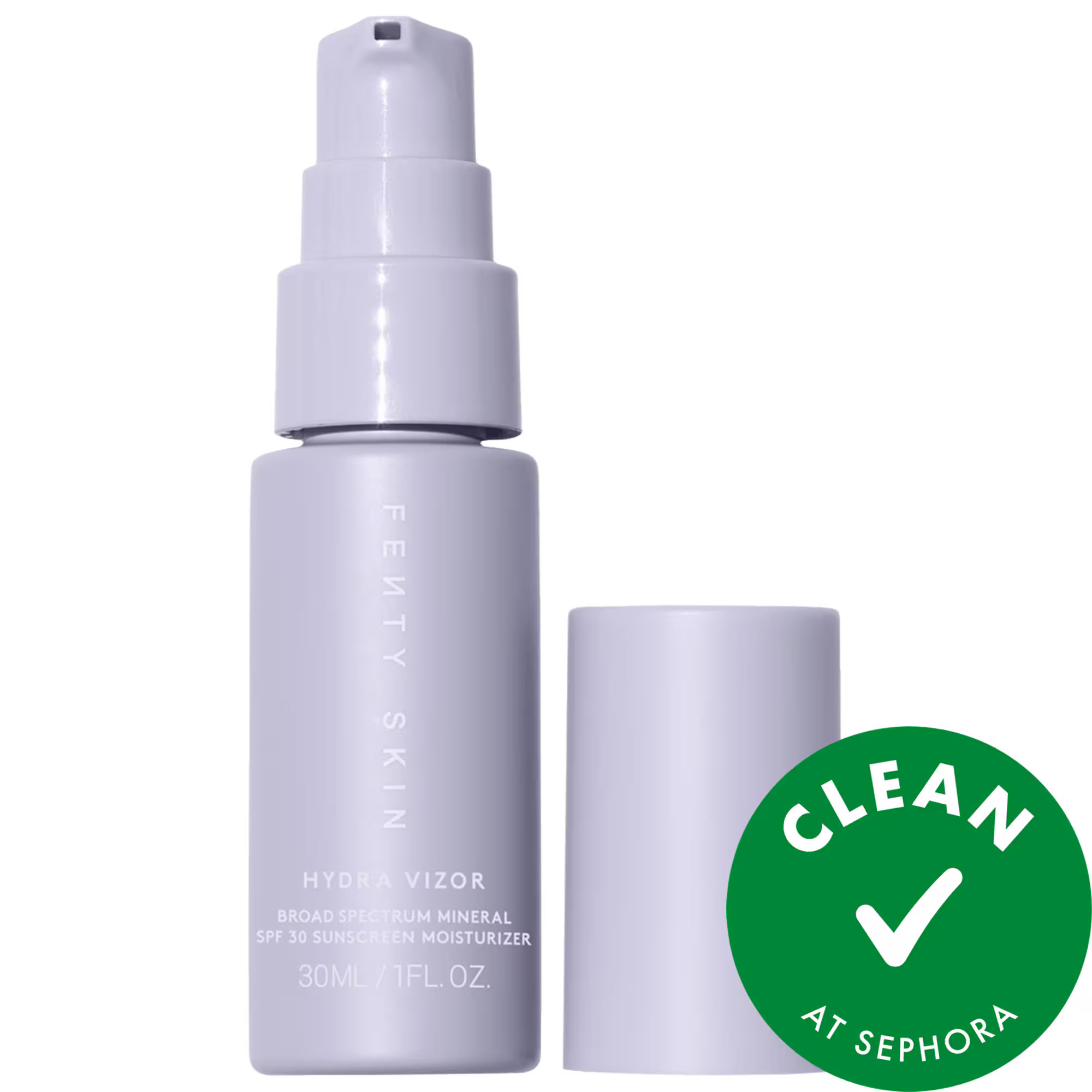 Fenty Beauty by Rihanna Mini Hydra Vizor Mineral Sunscreen SPF 30 Refillable Moisturizer 1 oz / 30 mL | Sephora (US)
