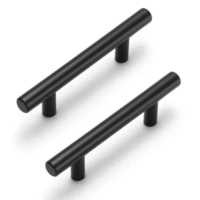 30 Pack Cabinet Handles Matte Black Cabinet Pulls With 3 Inch Hole Center, Stainless Steel Kitchen Cabinet Handles Black Kitchen Handles For Cabinets | Wayfair North America
