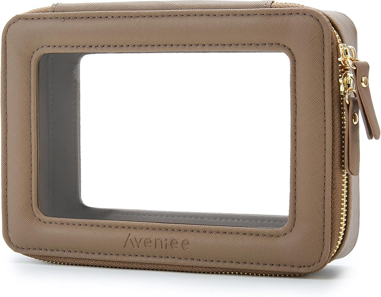 Aveniee Clear Makeup Bag Organizer, Travel Toiletry Bag Cosmetic Case for Women, Portable Make Up... | Amazon (US)