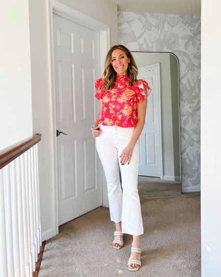I wore this blouse on today's Amazon Live!  Fit is TTS and there are more fun colors to choose from! 

Ankle jeans 
Date night outfit 
Wedding Guest
Vacation Outfits
Concert Outfit
White dress
White jeans
Swimsuit
Sandals
Bedroom 
Beach outfit
Patio
Jean shorts
Rug
Home Decor
Sneakers
Jeans
Bedroom
Maternity Outfit
Resort Wear

#LTKSeasonal #LTKsalealert #LTKstyletip