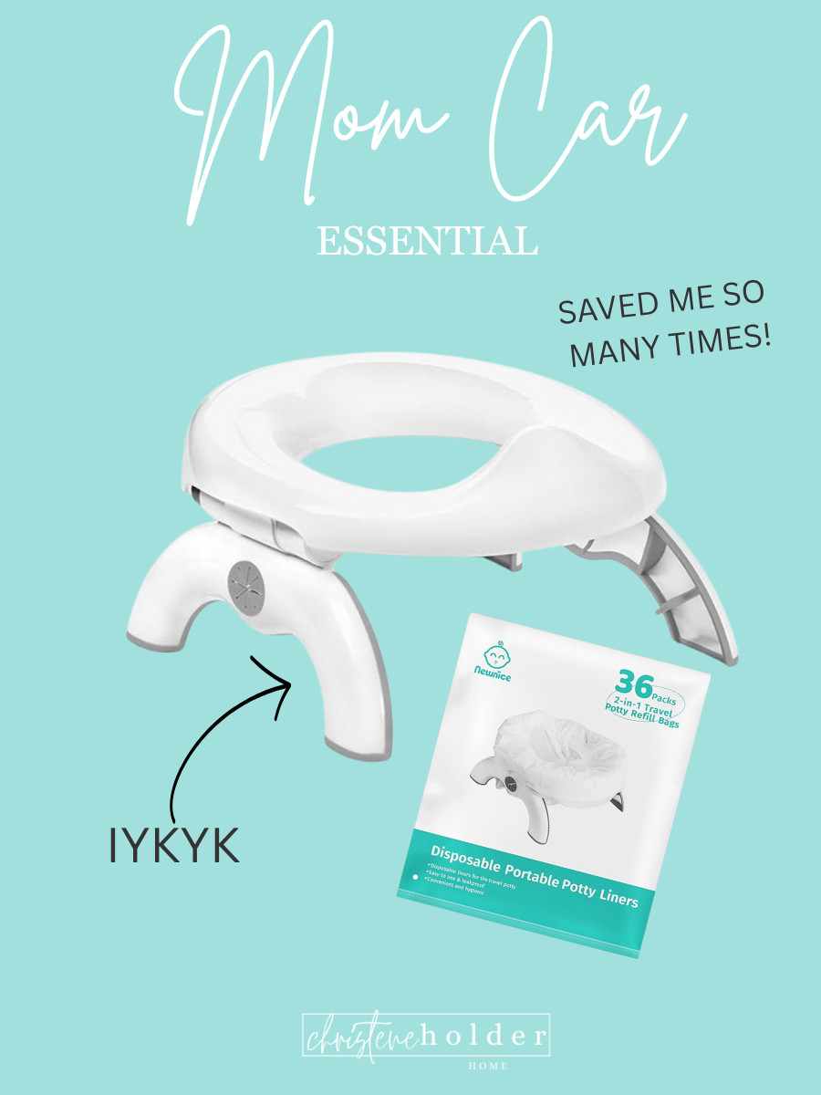 This little thing has saved me so many times.

If you’ve got littles and you’re in that in-between potty training stage, or even if you just have young kids that constantly have to go to the bathroom, having this in the car is a total game-changer. It folds flat, works anywhere, and the liners make cleanup a breeze. 10/10 recommend keeping one in your trunk at all times.

mom car essentials, toddler potty training, portable potty seat, car potty for kids, toddler travel gear, real life mom tips, emergency potty solution, practical parenting tools, potty training on the go 

 #LTKBaby #LTKKids #LTKFamily