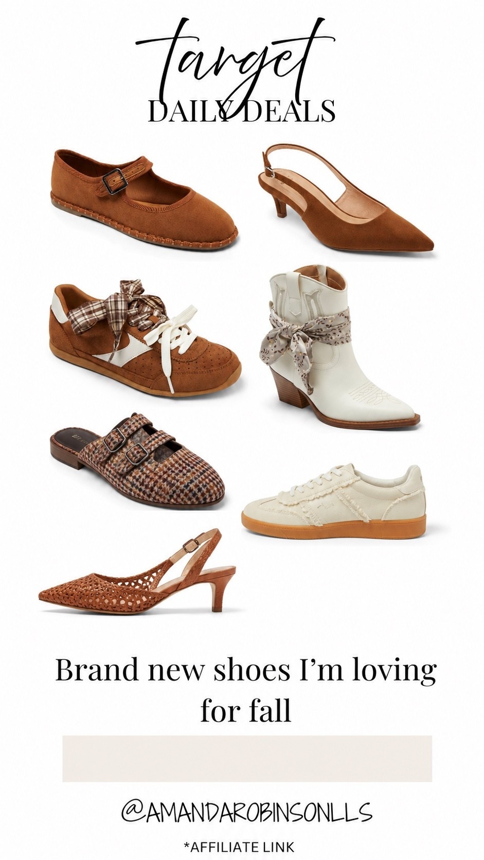 Target daily deals
New shoes for fall

#LTKmomlife