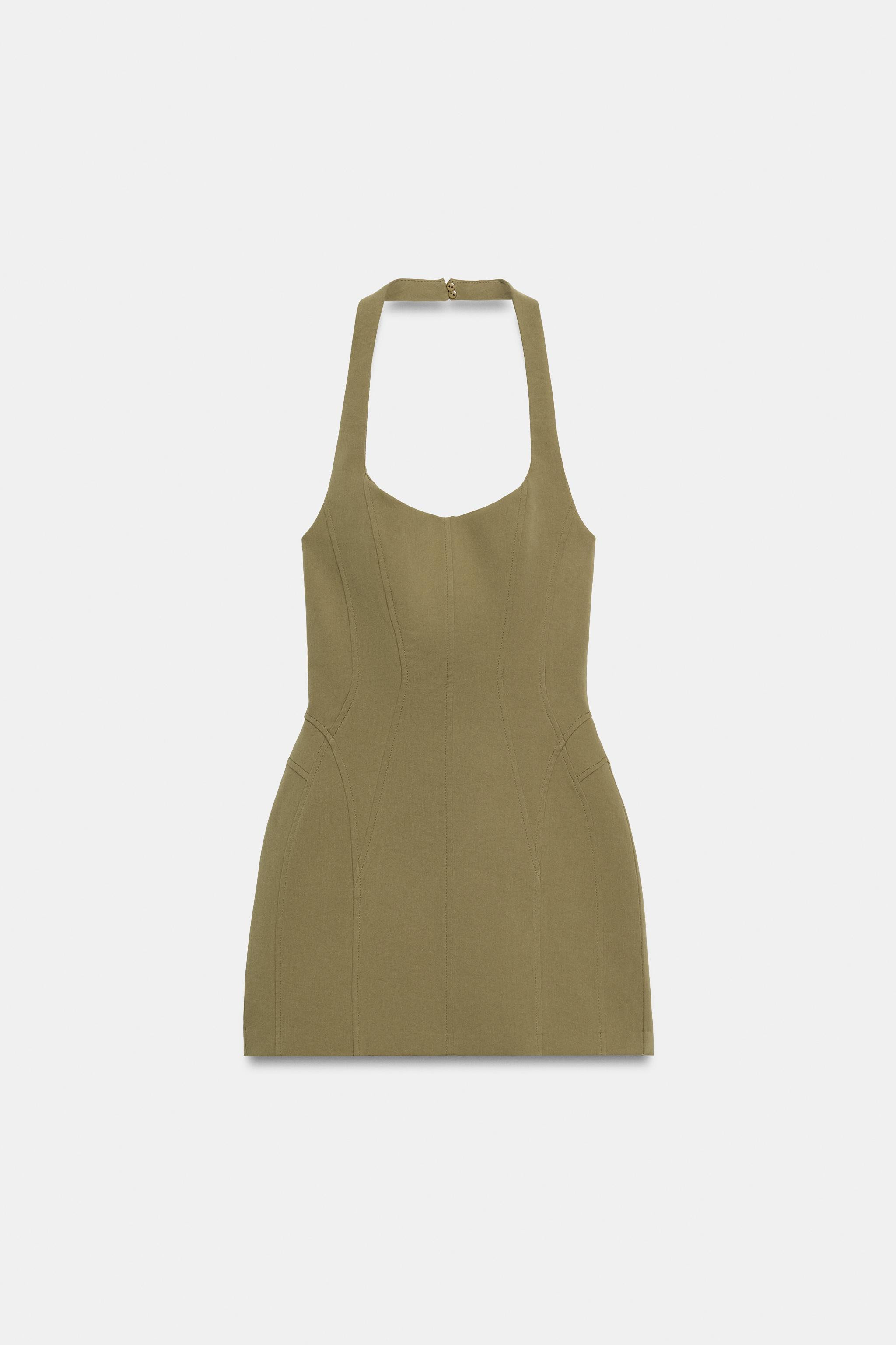 SHORT HALTERNECK DRESS | Zara UK