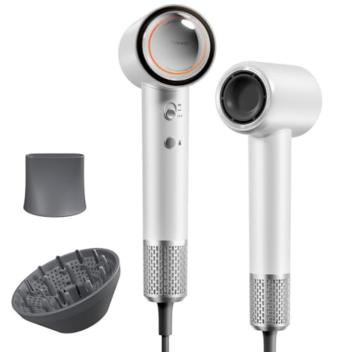 Tideway Hair Dryer Professional High-Speed Ionic Blow Dryer 110,000 RPM, Compact Hair Dryer with Magnetic Diffuser, Fast Drying with Brushless Motor Low Noise Smart Temperature Control-H11 | Amazon (US)