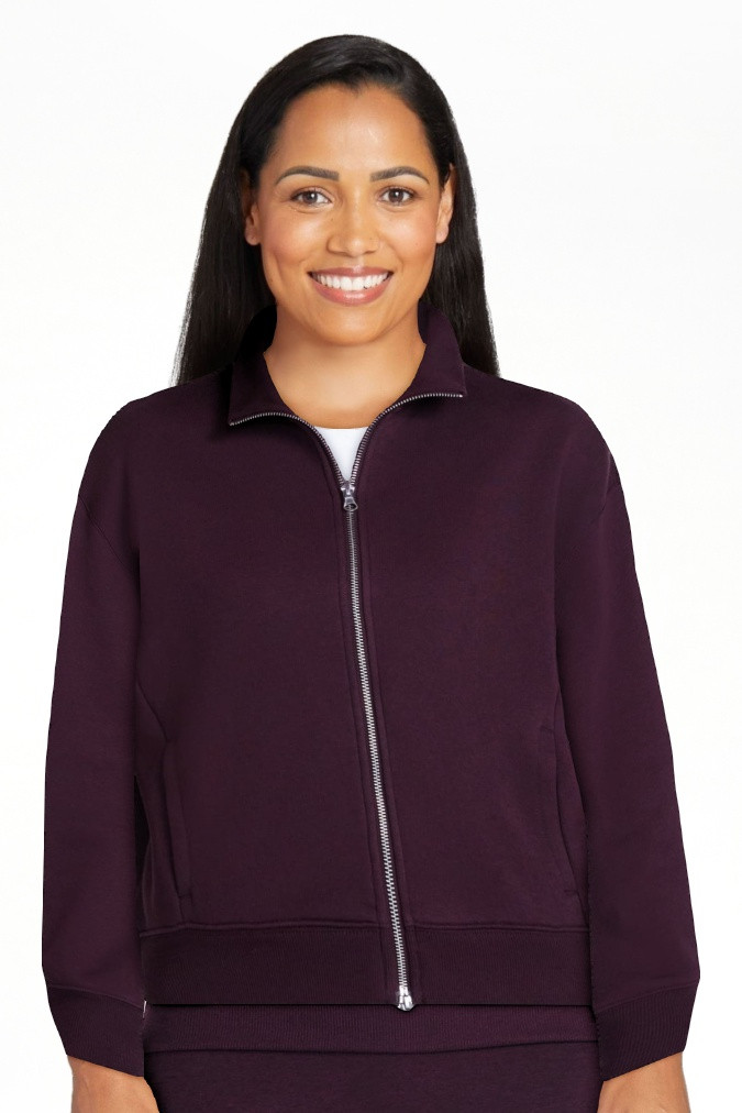Athletic Works Women's Cropped Fleece Bomber Jacket with Long Sleeves, Sizes XS-XXL | Walmart (US)