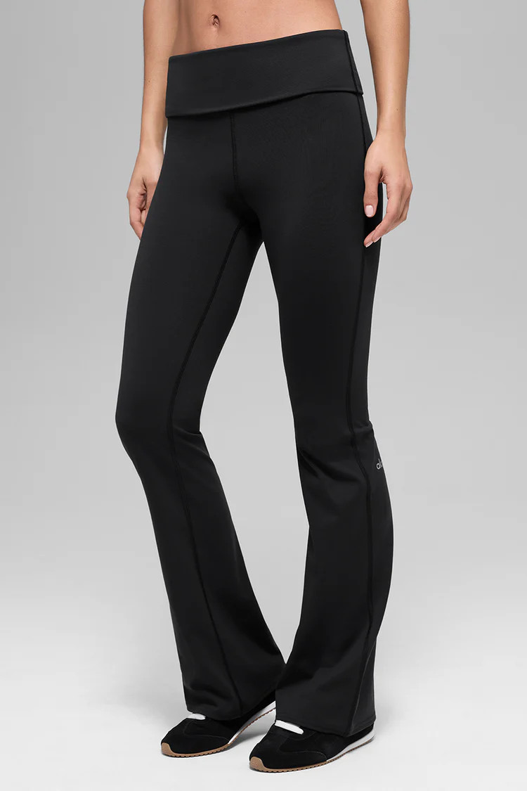 ALO Softsculpt Foldover Flare Legging | Alo Yoga (US)
