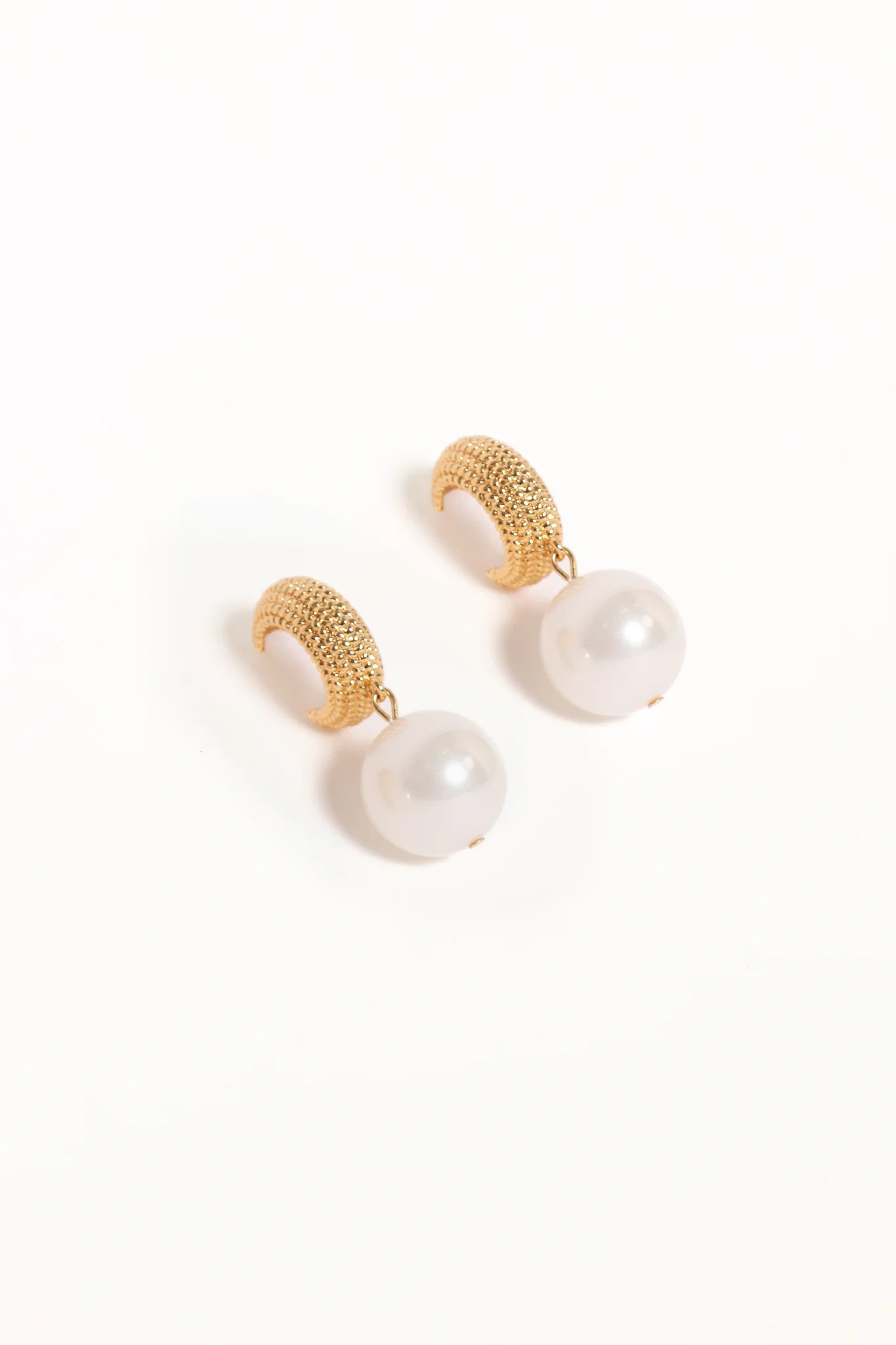 Luciana Earrings - Gold/Pearl | Petal & Pup (US)