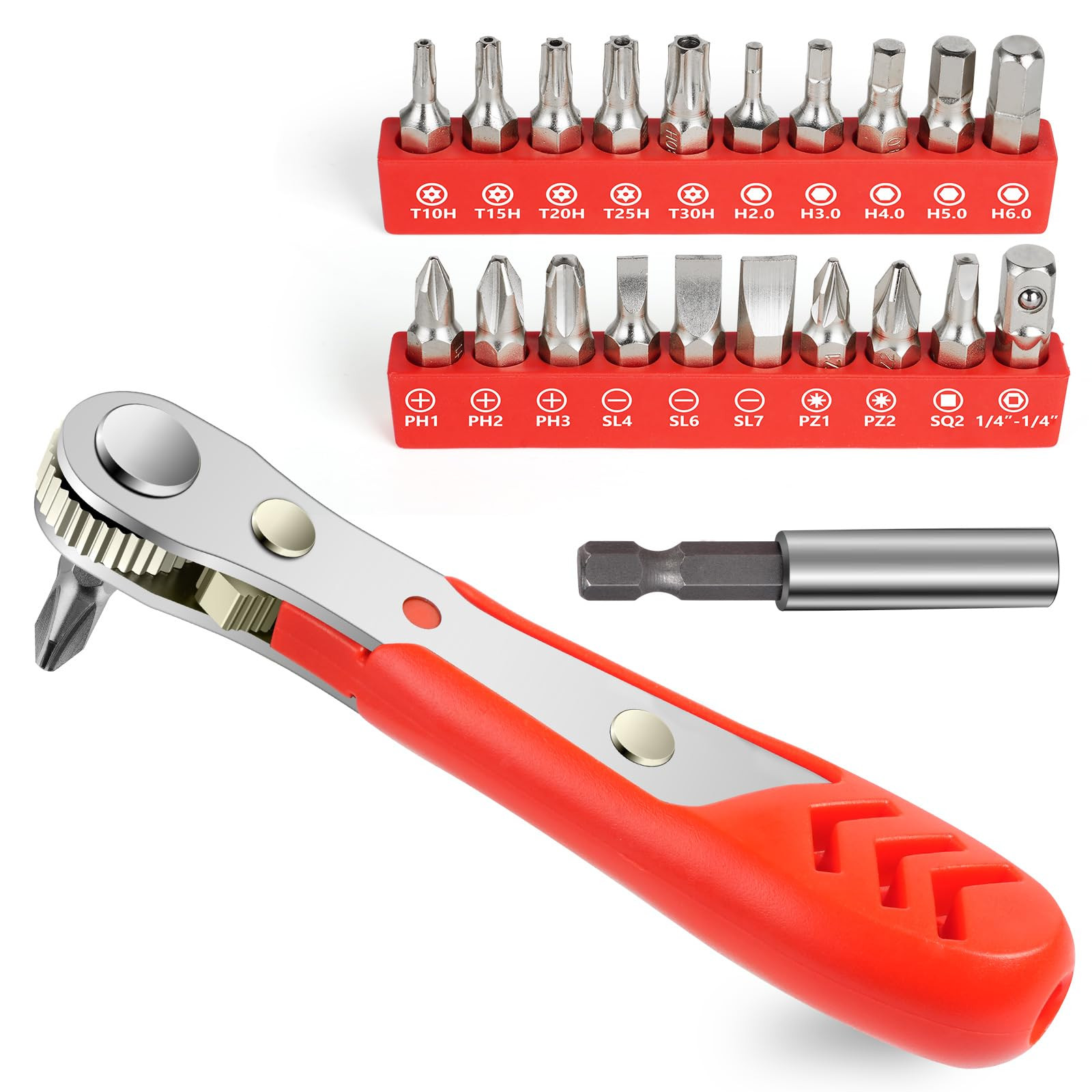 22pcs Mini Ratchet Wrench Screwdriver Bit Set | Amazon (US)