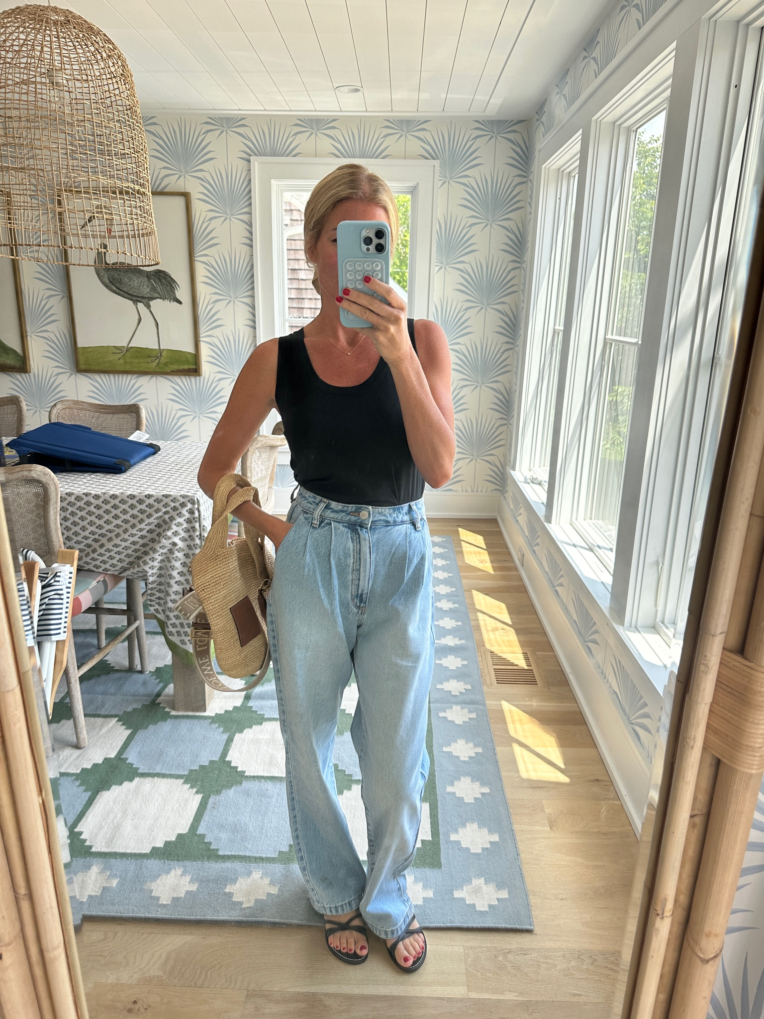 OOTD (link similar sandals) 