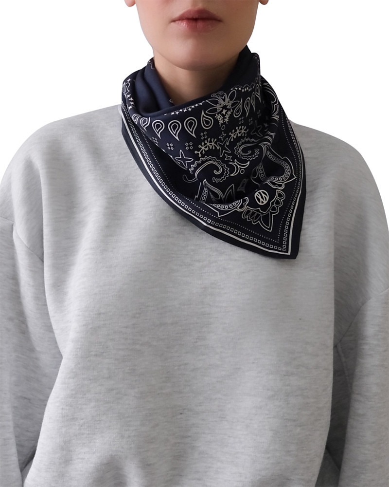 lescarf Blue Paisley Silk Scarf | Bloomingdale's (US)