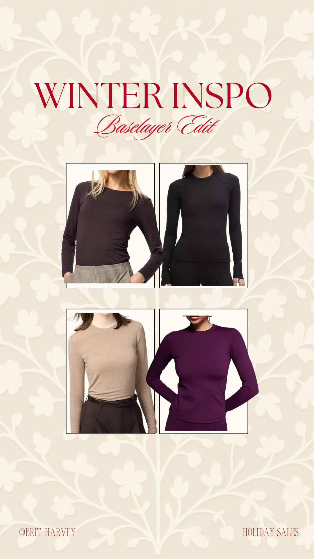 Taking a page from my cold-weather girlies ❄️ Dress smarter, not bulkier. These are my go-to winter baselayers for staying warm without losing the outfit. Perfect for layering all season long. 

#winterbasics #baselayers #smartlayering #winteroutfits #coldweatherstyle #layeredlooks #capsulewardrobe #neutrallayers #cozybutchic #wintermusthaves
#ltkfinds #ltkholiday #ltkunder100 #ltkwinter #shopltk
#everydaystyle #modernbasics #winterfashion #cozygirlstyle 

 